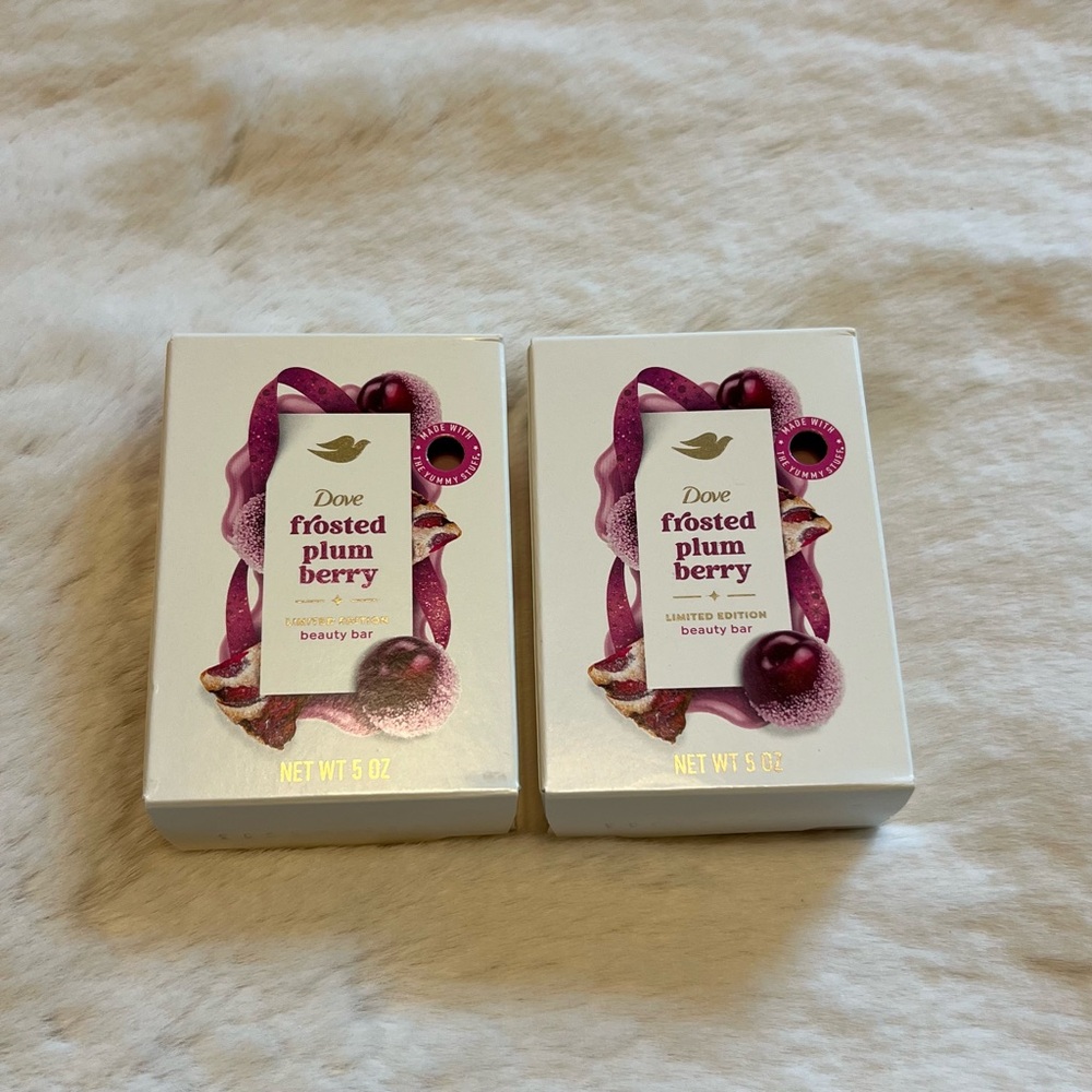 Dove Frosted Plum Berry Beauty Bar - Limited Edition
